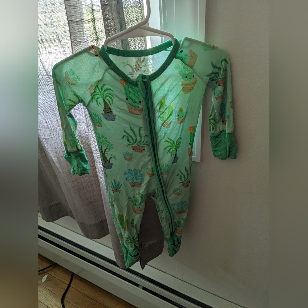 Little Sleepies Succulent Love Zippy